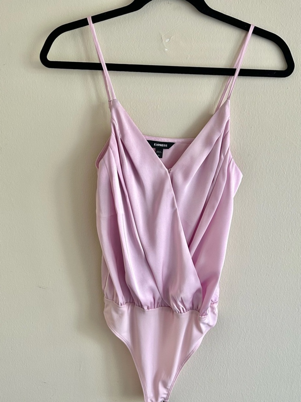 Express Women's  lavender Spaghetti-Strap Bodysuit